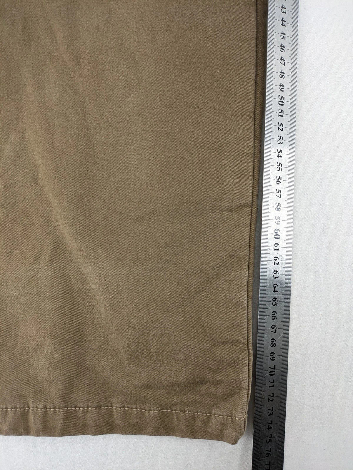Franco beige chino pants cotton stretch classic design with zipper and button closure