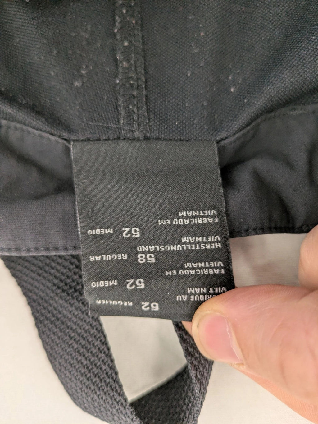 Columbia black trousers with Omni-Shield technology and contrasting purple details.