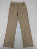 Ice Jeans straight leg jeans beige 5-pocket design with classic belt loops and zipper.