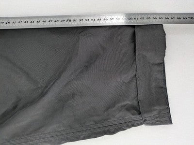 Zara grey chino pants with front pleats, rolled cuffs, and classic straight leg design.