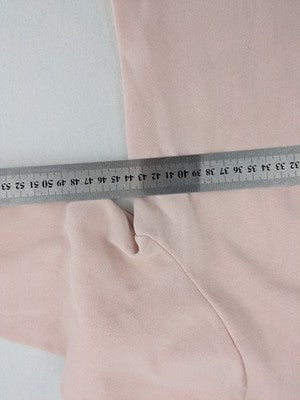 Amisu pink hoodie with sporty couture graphic and silver sequin embellishments.