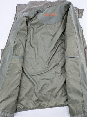 MN.MODE grey vest full zip with stand collar and multiple secure pockets