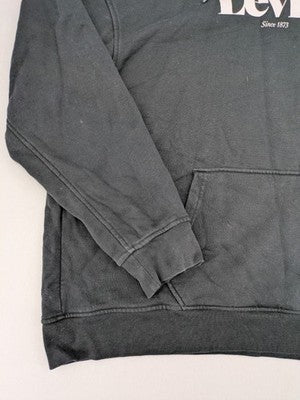 Levi's grey hoodie sweatshirt with prominent "Since 1873" logo on the chest.