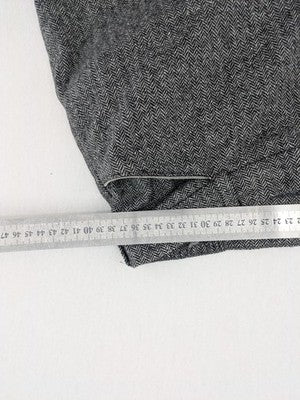 Buena Vista beige pants classic herringbone pattern wool silk blend with stretchy waistband