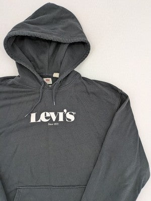 Levi's grey hoodie sweatshirt with prominent "Since 1873" logo on the chest.