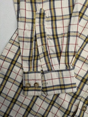 Panhandle Slim multi plaid shirt, button-down, single chest pocket with embroidered crest.