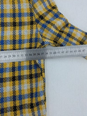 FB Sister co-ords multi-coloured checkered pattern crop top and mini skirt set.