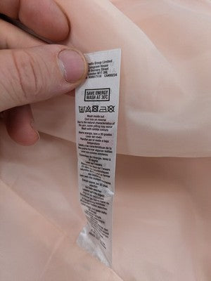 Dorothy Perkins pink long blazer open front with classic lapels and two front pockets