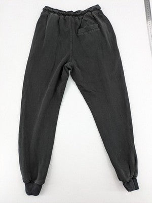 Herren grey jogging pants large Pokémon graphic print and embroidered Pokéball patch.