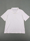 Bogner white polo shirt with classic collar and embroidered logo on chest.
