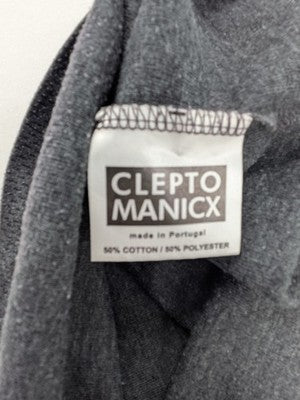 Clepto Manicx grey turtle neck jumper textured waffle piqué fabric, regular fit.