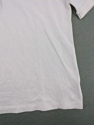 Bogner white polo shirt with classic collar and embroidered logo on chest.