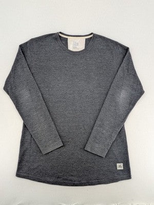 Clepto Manicx grey turtle neck jumper textured waffle piqué fabric, regular fit.