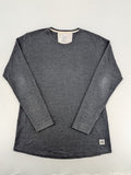 Clepto Manicx grey turtle neck jumper textured waffle piqué fabric, regular fit.