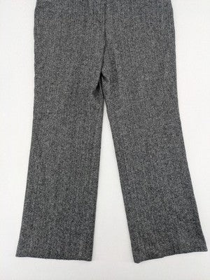 Buena Vista beige pants classic herringbone pattern wool silk blend with stretchy waistband