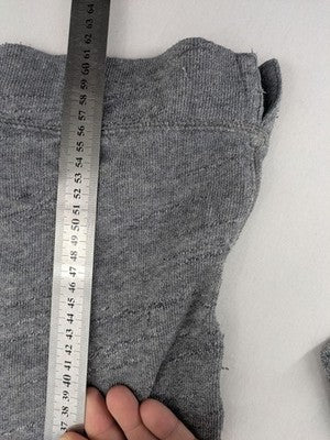Abercrombie & Fitch grey sweatshirt with embroidered details and raglan sleeves.