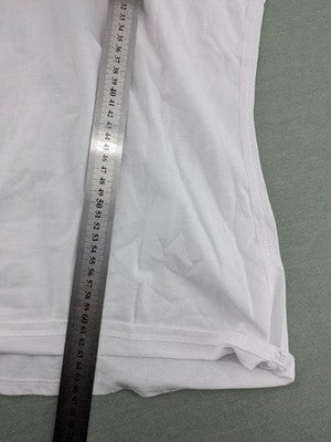 OPUS white Henley T-shirt with button placket and ribbed chest detail.