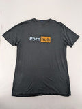 Pornhub orange short sleeve t-shirt classic logo graphic design size XXL