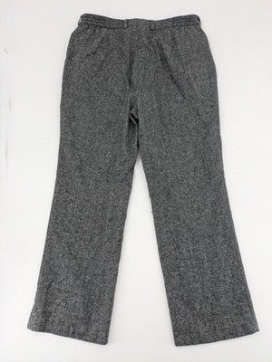 Buena Vista beige pants classic herringbone pattern wool silk blend with stretchy waistband
