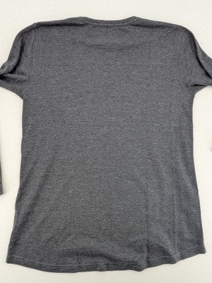 Clepto Manicx grey turtle neck jumper textured waffle piqué fabric, regular fit.