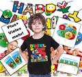 Baumwolle multi T-shirt featuring Super Mario graphic, personalized design, made from 100% organic cotton.