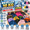 Reseller blue and brown baby jackets box, mixed styles for winter and rain.