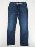 Mac Jeans blue slim fit straight jeans with light wash and stretch material.