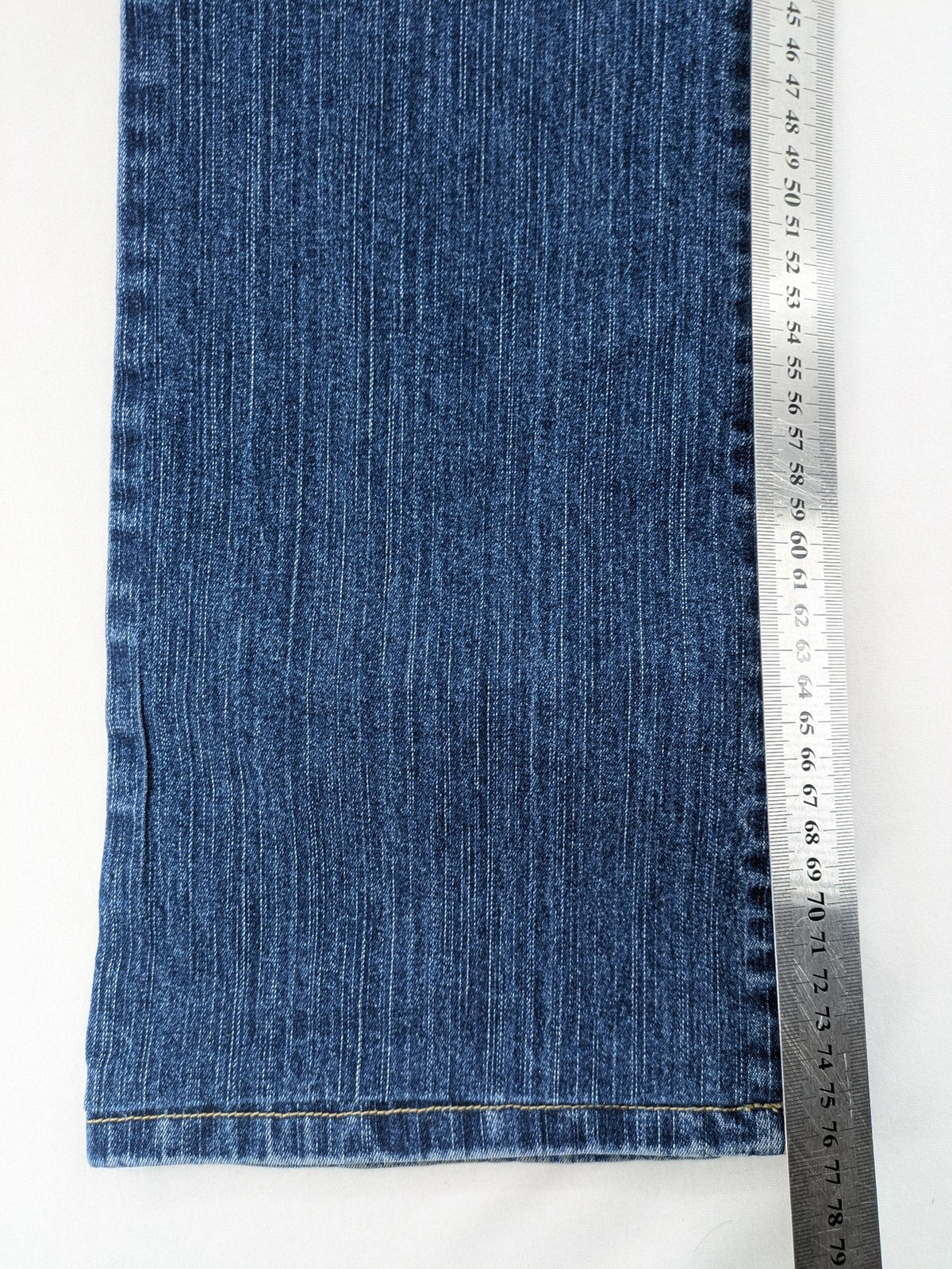 Victory TTD blue bootcut jeans low-rise stretch denim classic wash