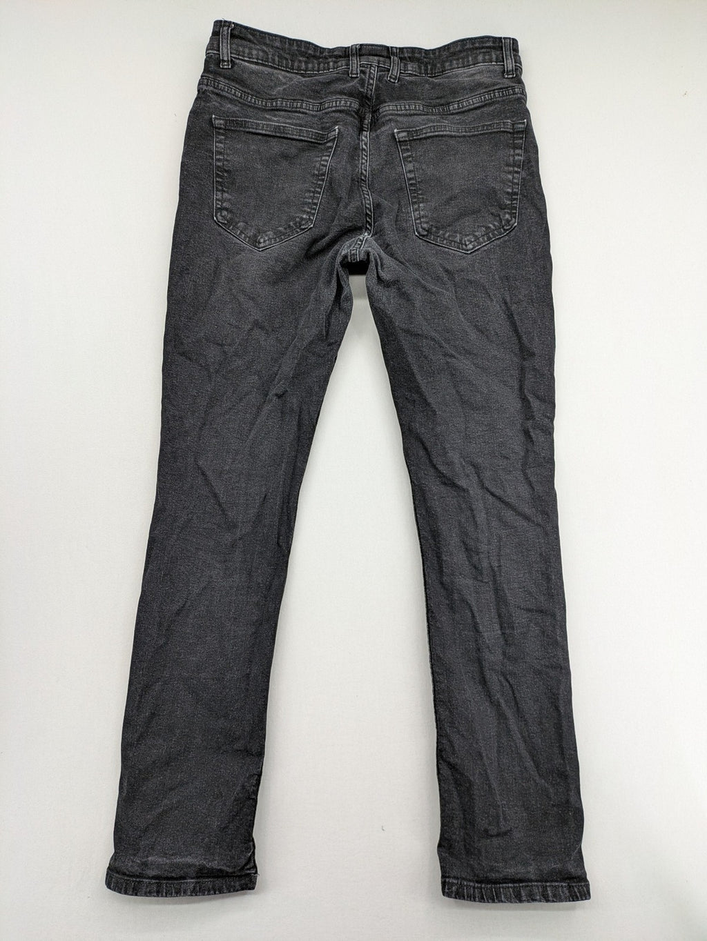 up2 fashion grey slim fit jeans distressed ripped knees cotton blend