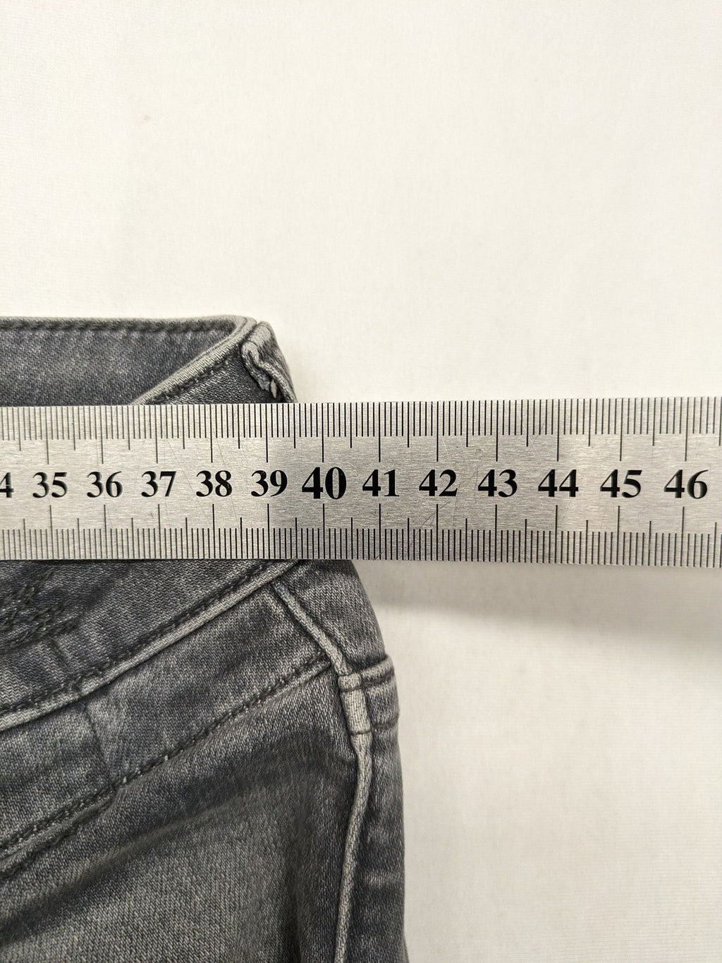 Comma grey skinny jeans washed look stretch denim casual identity
