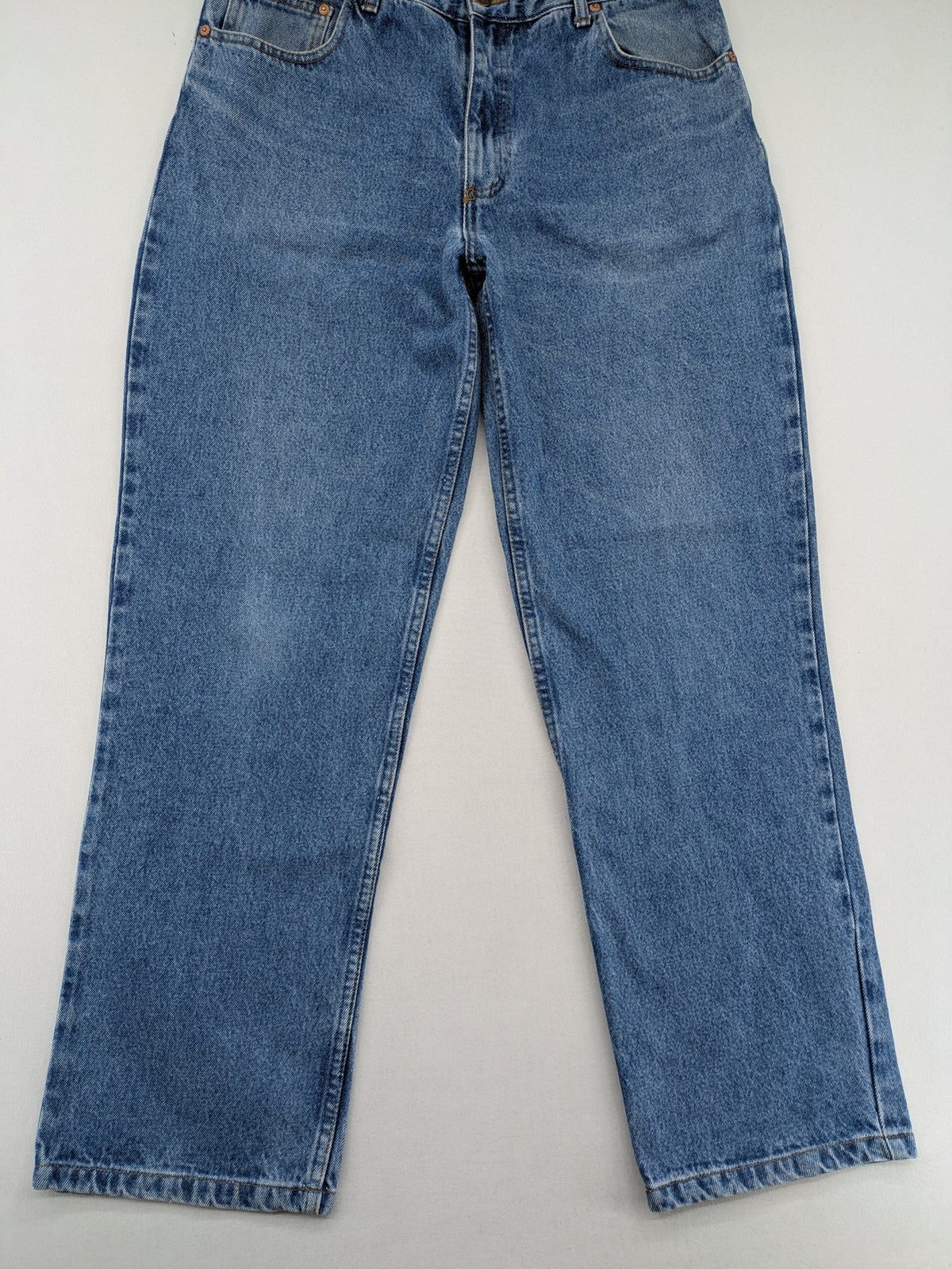 Oklahoma Wear blue straight jeans 5-pocket design durable cotton regular fit