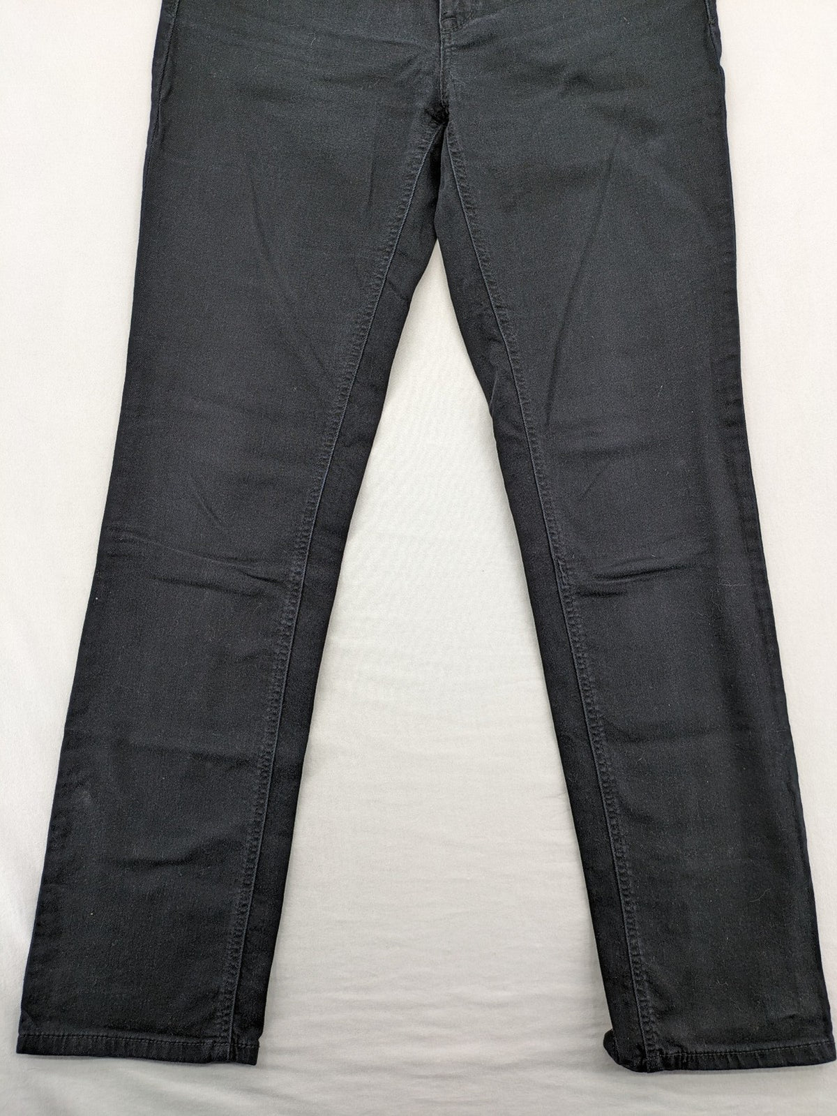 Tom Tailor black straight jeans classic 5-pocket style with button detail