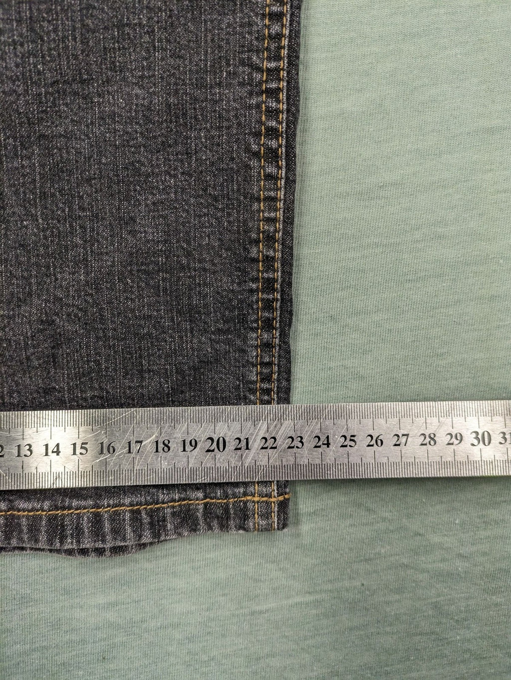 Paddock's straight jeans dark wash grey cotton-stretch denim with classic straight leg design.