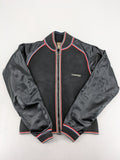 Camaro vintage jacket multi-colour with striped accents and structured body.