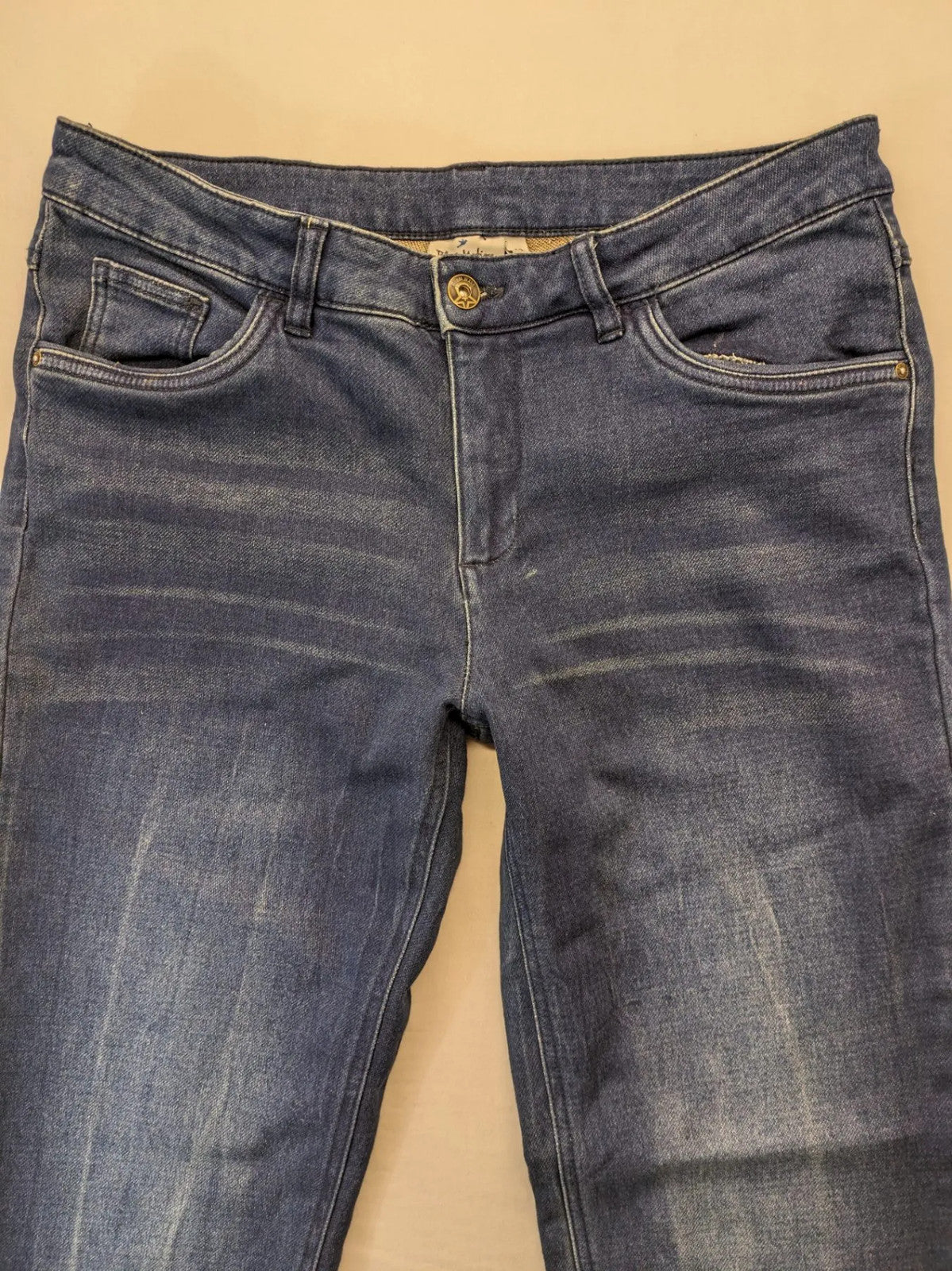 Blue Motion blue straight jeans 5-pocket design stretch material size 42