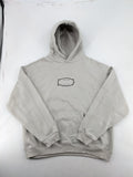 Multiply grey zip-through hoodie with embroidered logo and large "MLTPLY" print on back.