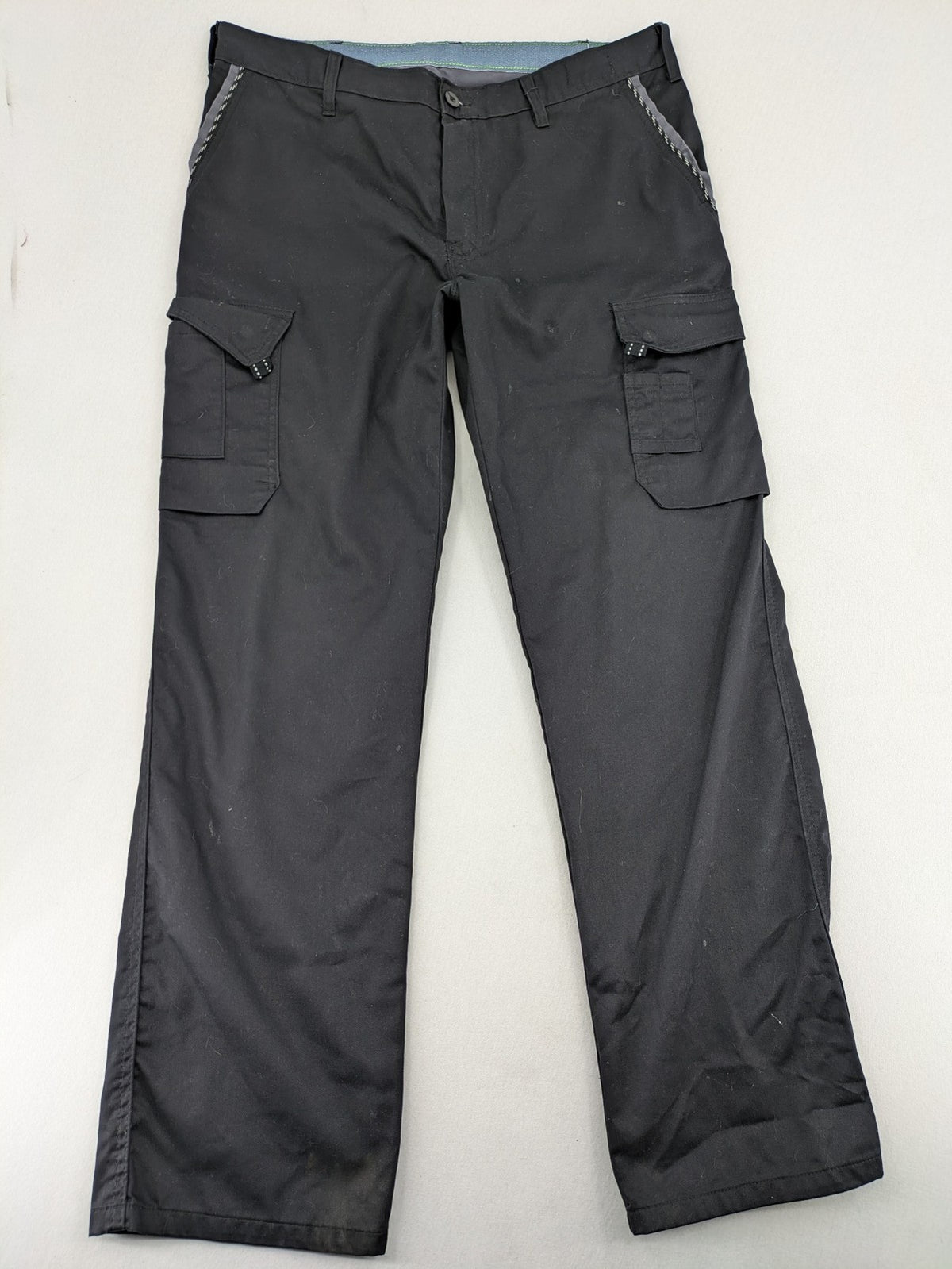 Workwear hunting tactical pants black grey durable fabric multiple cargo pockets