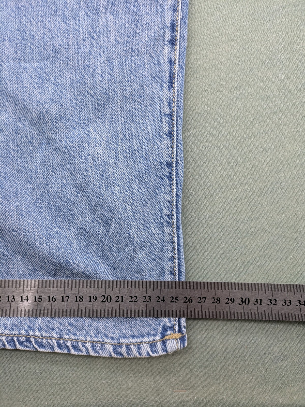 Janina blue wide leg jeans high waist loose fit soft cotton-lyocell blend