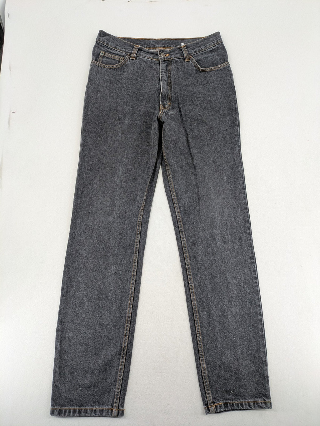 Shame black straight jeans W34 L32 washed denim 5-pocket style regular fit