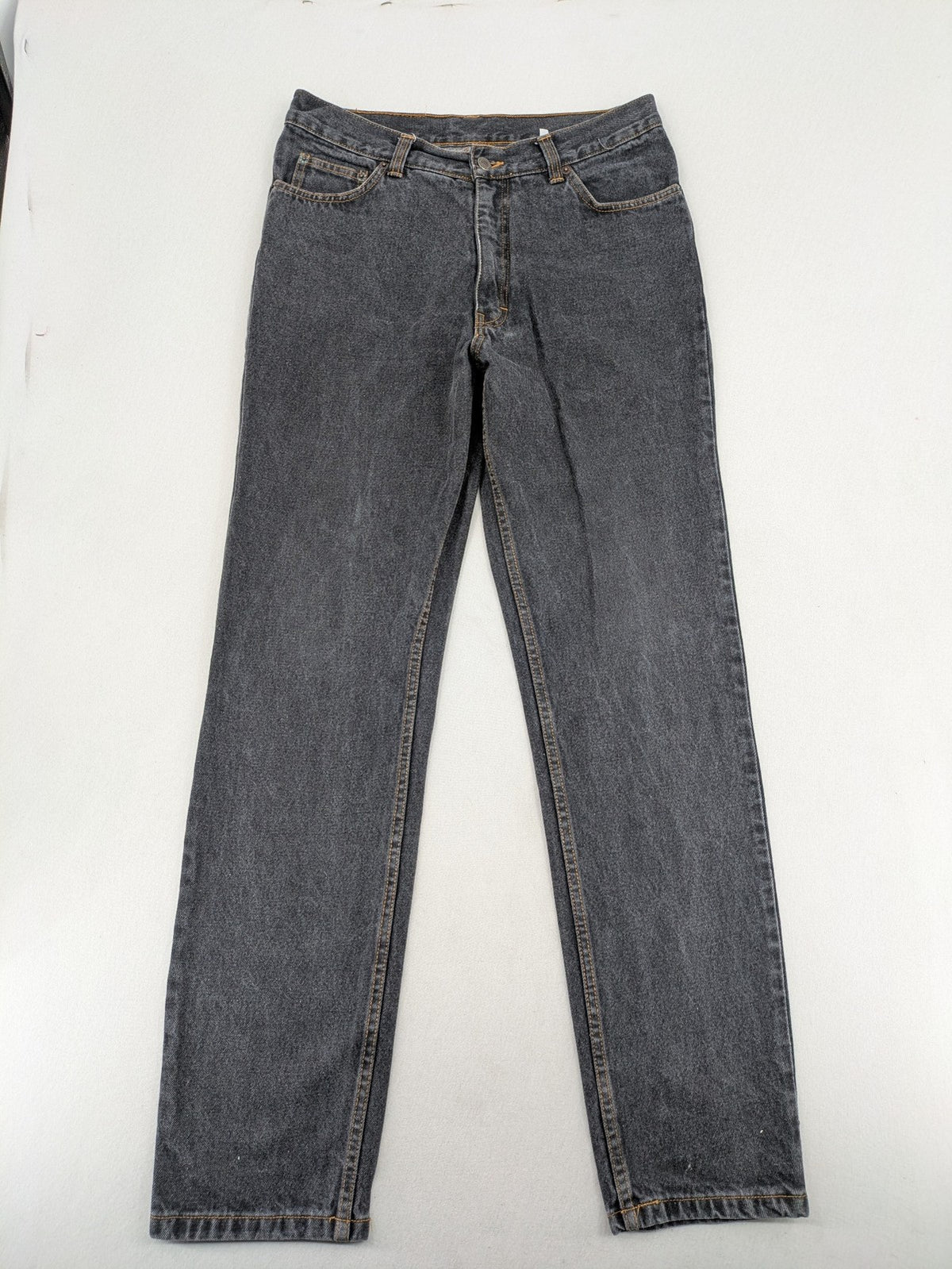 Shame black straight jeans W34 L32 washed denim 5-pocket style regular fit