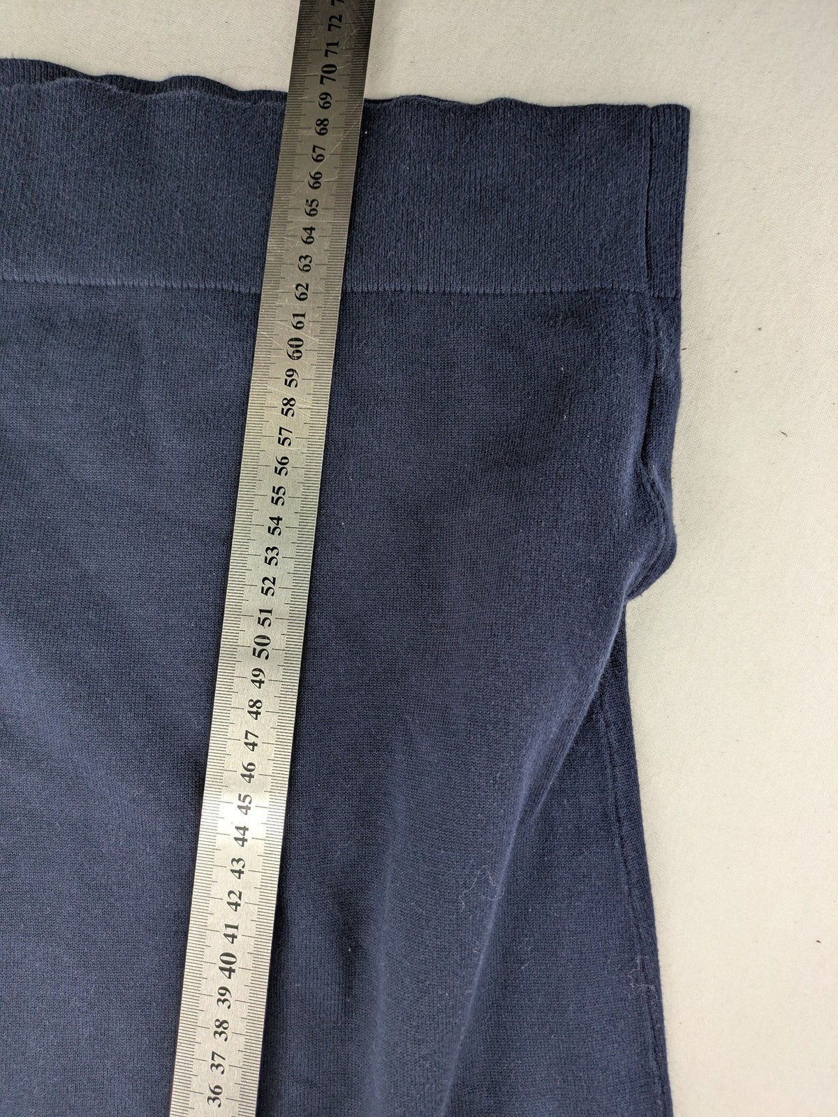 Tommy Hilfiger navy turtle neck jumper, soft cotton, classic logo detail.