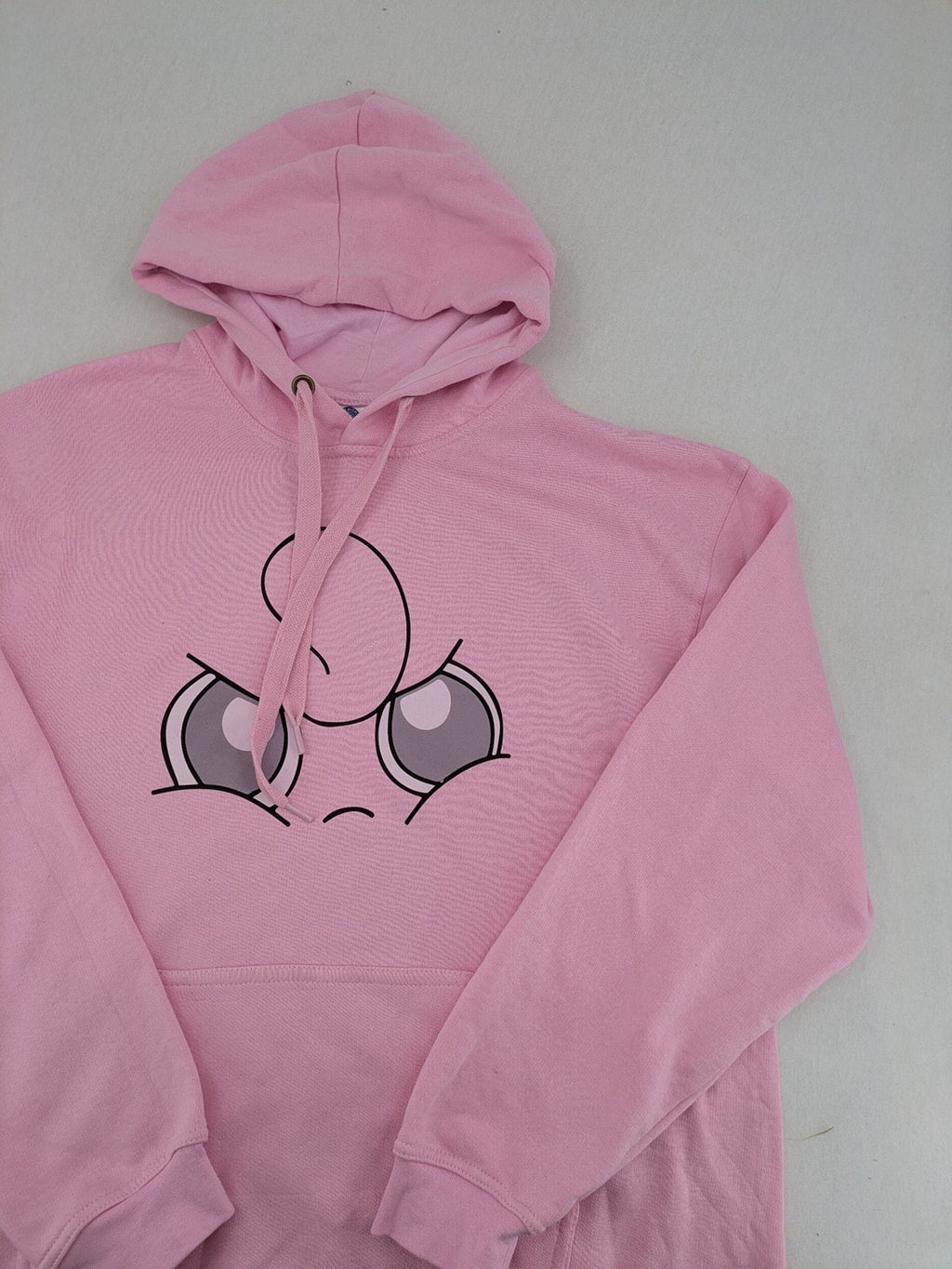 Pokémon multi knit jumper pink Pummeluff graphic, adjustable hood, kangaroo pocket.