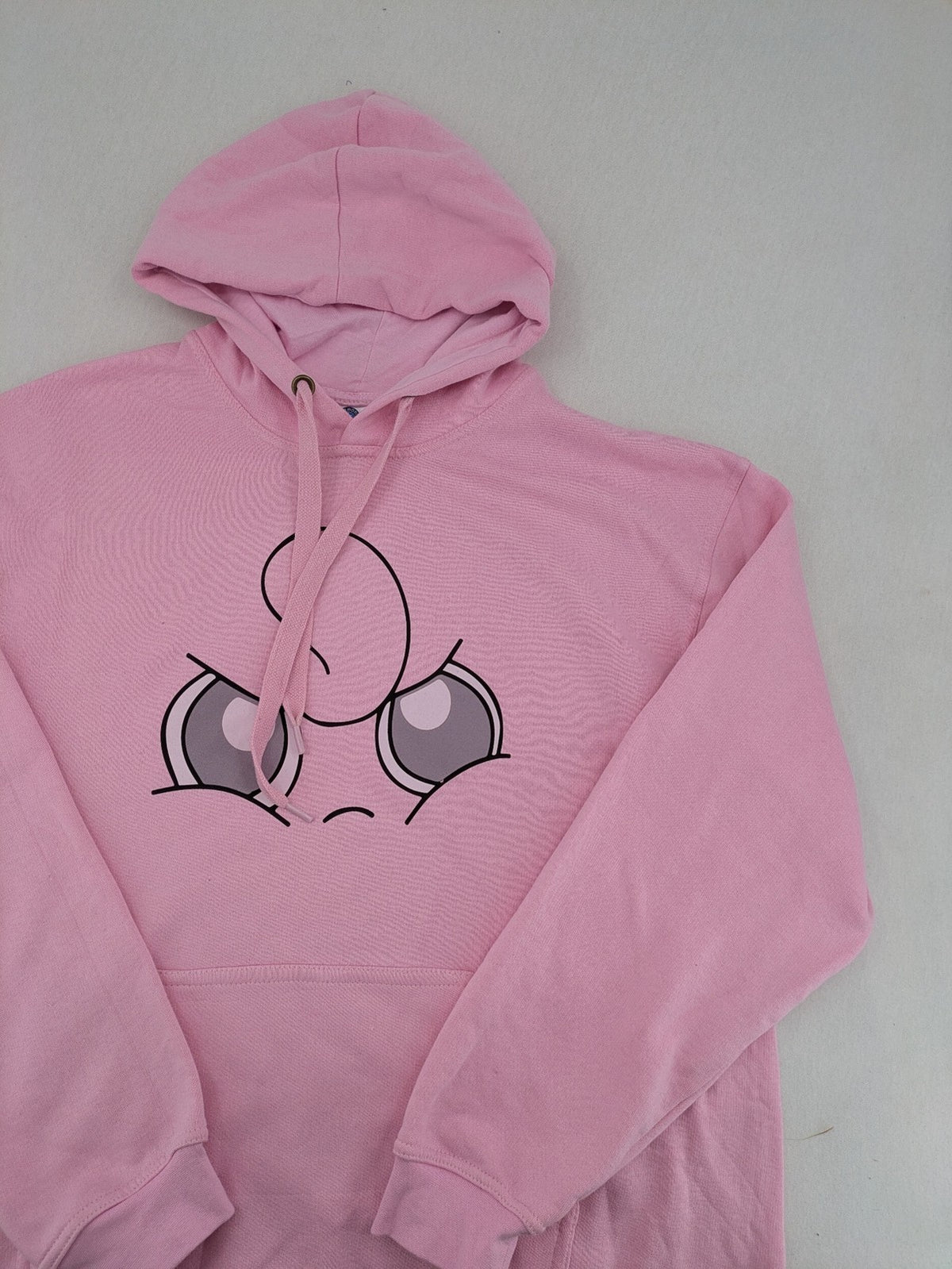 Pokémon multi knit jumper pink Pummeluff graphic, adjustable hood, kangaroo pocket.