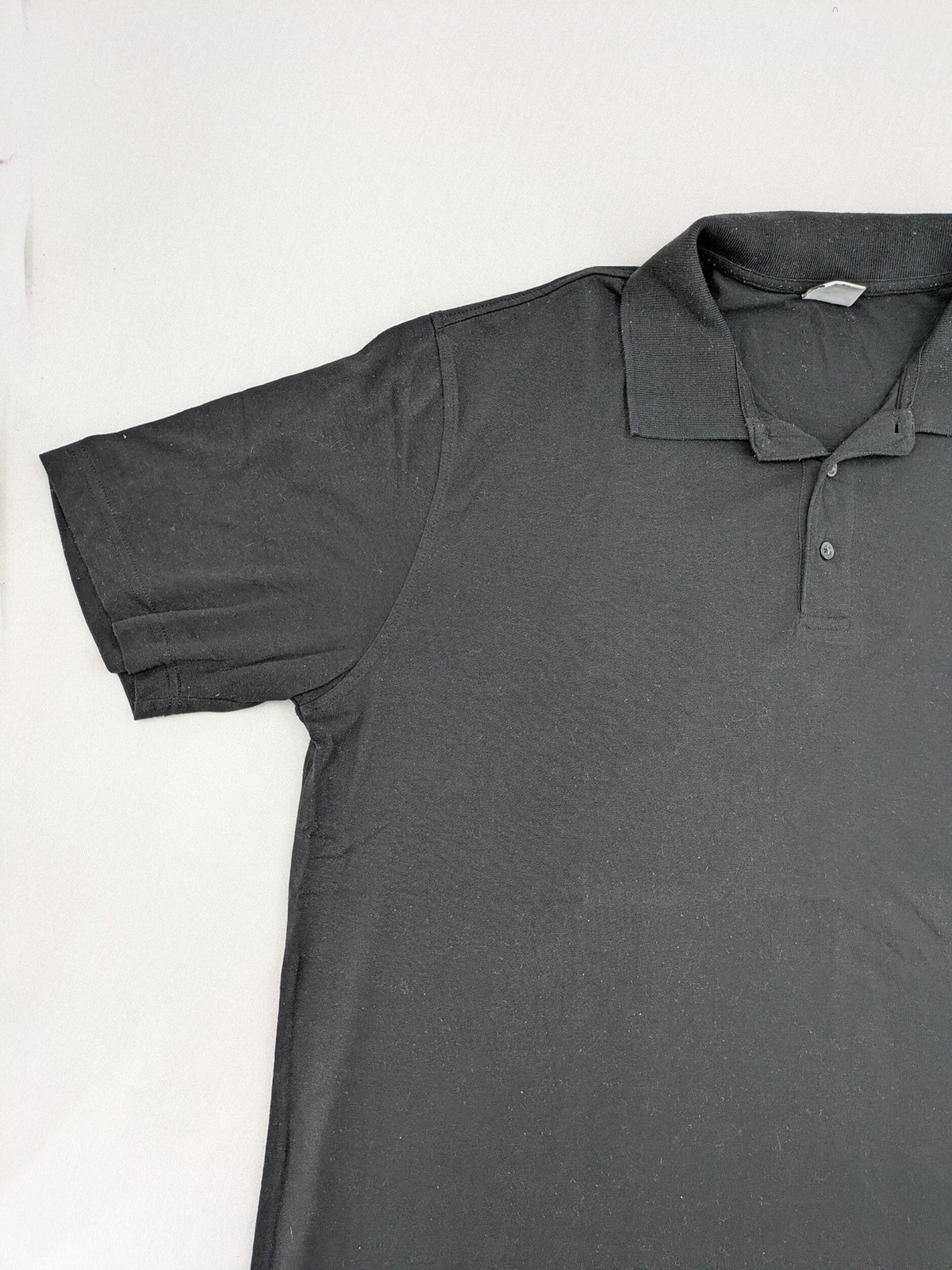 Camargue grey polo shirt short sleeves classic collar with chest pocket and button placket
