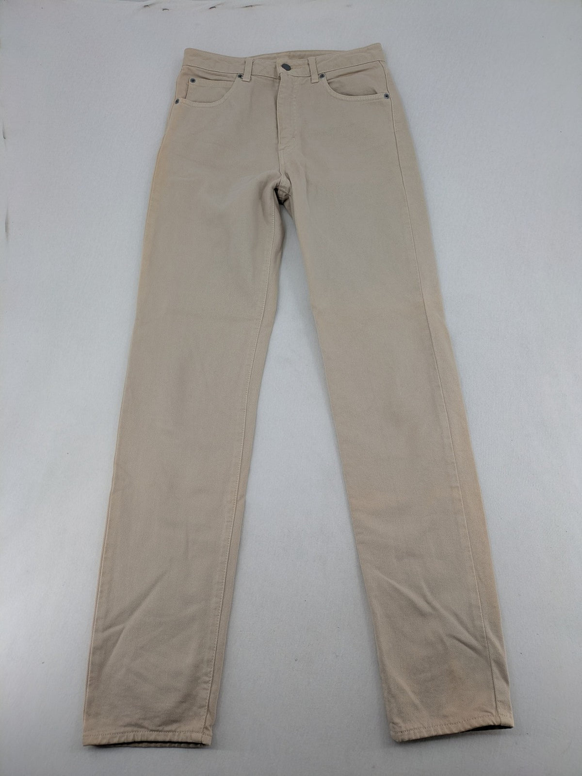Edwin straight jeans beige 5-pocket design made from durable cotton