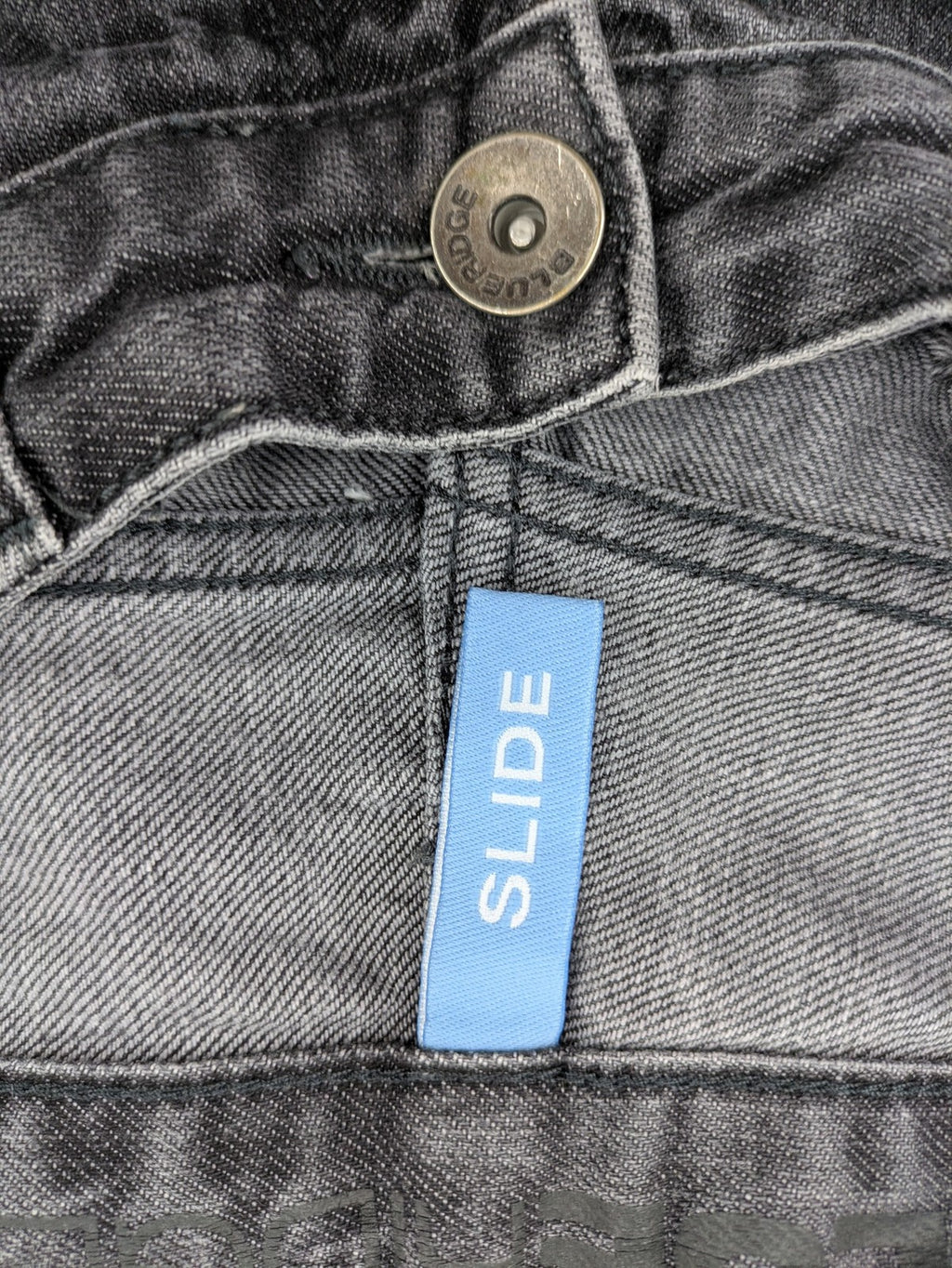 Blueridge grey straight jeans classic 5-pocket design cotton with button closure