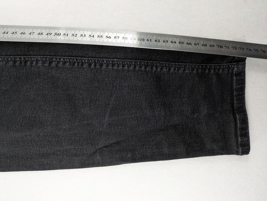 Tom Tailor Denim black extra skinny jeans, washed finish, stretch cotton blend, modern silhouette.