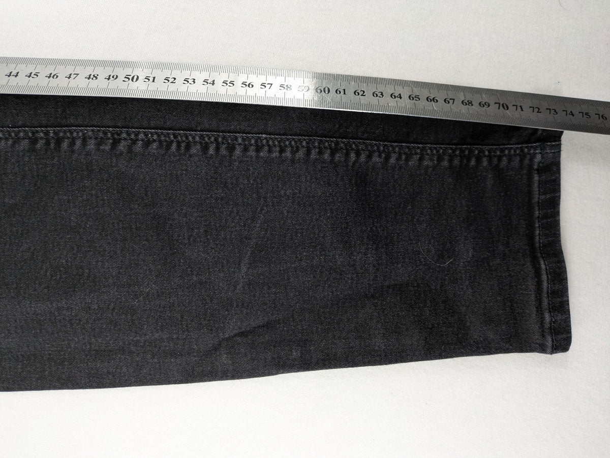 Tom Tailor Denim black extra skinny jeans, washed finish, stretch cotton blend, modern silhouette.