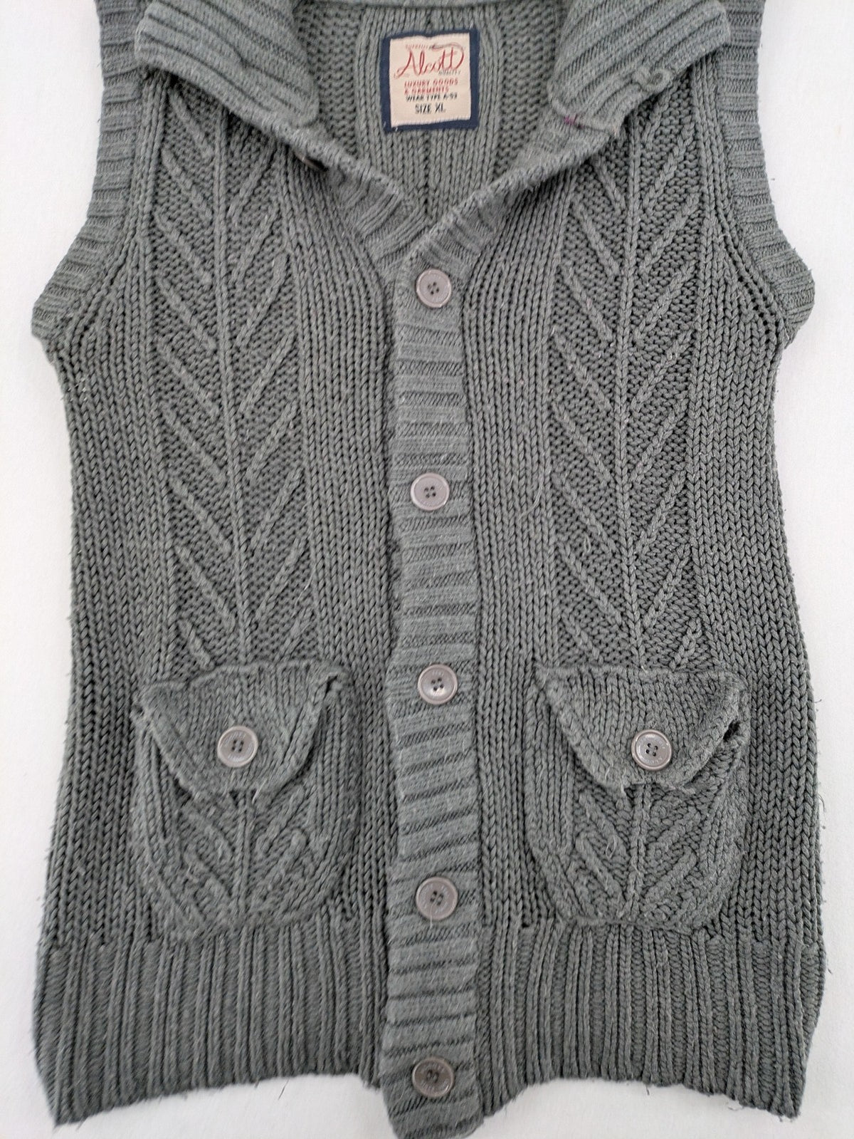 alcott grey turtle neck jumper cable knit pattern with ribbed collar and pockets