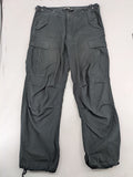 Brandit hunting & tactical pants grey vintage army style with cargo pockets and button fly.